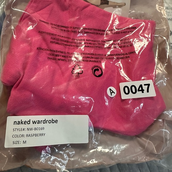 NAKED WARDROBE Color Raspberry SCULPT TANK SCOOP BODYSUIT NWT Various Sizes - Picture 8 of 11